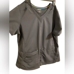 Scrub Star Ultimate Women's Gray Scrub Top Size XL